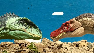 Spinosaurus vs Giganotosaurus  short battle 2023 [upl. by Fernas]