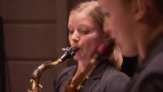 3rd mov Italian Concerto by JS BACH  Melisma Saxophone Quartet [upl. by Namyw]