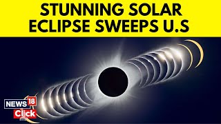 Solar Eclipse Leaves World in Awe People Across The World  Solar Eclipse 2024  English News [upl. by Desmond]