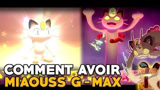 ⚔️ Comment AVOIR MIAOUSS GIGAMAX 🛡️ Pokémon Épée amp Bouclier TUTO FR [upl. by Eudoxia732]