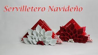 Servilletero Navideño [upl. by Ardnaxela]