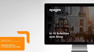 Webinar STRATO Webshop  In 10 Schritten zum OnlineShop Teil 1 [upl. by Aihpled736]