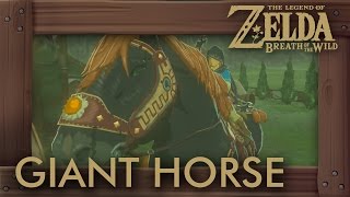 Zelda Breath of the Wild  Giant Horse Location Ganons Horse [upl. by Estis]