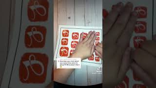 How to laminate stickers using a Cricut ✂️ 🌟 [upl. by Bertold]