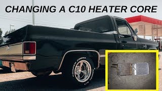 HOW TO REPLACE A C10 HEATER CORE 19731987 [upl. by Amar688]