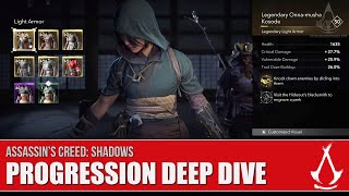 Assassins Creed Shadows  Deep Dive into Progression [upl. by Alverson]