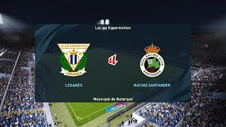 PES 2021 modo carrera jugador España Leganes vs Racing Santanderclasificados a Play off de ascenso [upl. by Ilajna]