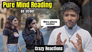 Pure Mind Reading on Street  Jaw Dropping Reactions [upl. by Spears723]