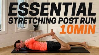 10 Minute Essential Stretching After Running Routine [upl. by Dranik448]