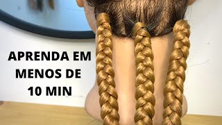 Como fazer a ponta fina das Box Braids [upl. by Enaillil]