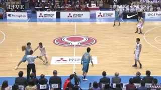 全日本大学バスケ2014男子決勝 東海大学 vs 筑波大学 [upl. by Novehs]