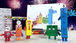 Numberblocks Stampoline Park  Keiths Toy Box [upl. by Romeyn]