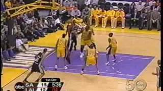 Shaq vs Duncan 03 West Semis Game 6 [upl. by Amein444]