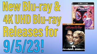 New Bluray amp 4K UHD Bluray Releases for September 5th 2023 [upl. by Arretnahs]