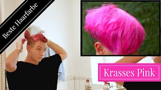 Goldwell Elumen Haarfarbe  Einfache Anwendung zu Hause  Haare pink färben mit PKall [upl. by Ahsiemac]