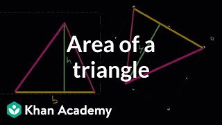 Area of triangles intuition  Algebra I  High School Math  Khan Academy [upl. by Beall]