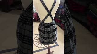 Women’s suspenders tartan skirts fashion skirt womenfashion tartanskirt kilt kilts [upl. by Doner75]