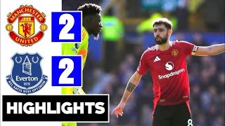 UNBELIEVABLE COMEBACK Manchester United Rescue Point at Everton [upl. by Nosro501]