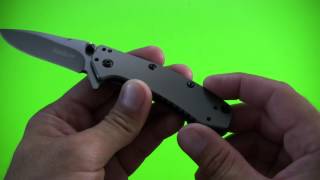 Knife Review Kershaw Cryo 1555TI Rick Hinderer Design [upl. by Gale]