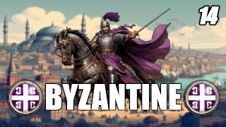 THE STAUNCH BYZANTINE ARMY  Medieval II Total War 14 [upl. by Neellek]