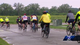 Ride of Silence remembers bicyclists killed in 2023 brings awareness to drivers to share the road [upl. by Neiv]