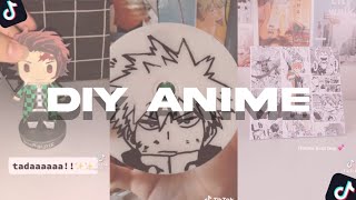 Anime DIY  TikTok  Compilation✨ [upl. by Ibib]