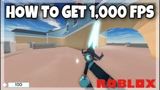 HOW TO GET 1000 FPS IN ANY ROBLOX GAME ON ROBLOX 2021 [upl. by Mossberg]