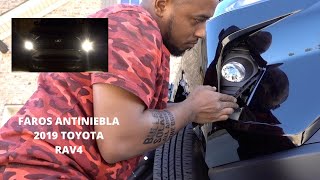 Como Instalar Faros Antiniebla a una 2019 Toyota RAV4 [upl. by Cain]