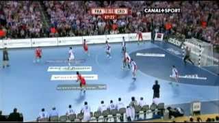 Mondial 2009 finale fin match  France 2419 Croatie 20090201 [upl. by Hutt569]