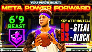 THE 1 META PRO AM POWER FORWARD BUILD IN NBA 2K23 [upl. by Elysee]