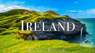 Ireland 4K Drone Nature Film  Inspiring Piano Music  Amazing Nature [upl. by Duaner]