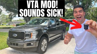 F150 ECOBOOST BLOW OFF VALVE MOD SUPER CHEAP AND SOUNDS AMAZING VTA MOD [upl. by Helaina]