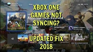 XBOX ONE GAMES NOT SYNCING [upl. by Clere]