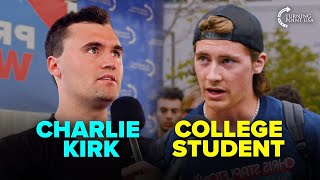 Charlie Kirk Shuts Down WOKE NONSENSE on Campus 👀🔥 [upl. by Bowles]