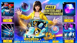 WINTERLAND SPECIAL EVENT FF 2023  FF NEW EVENT  FREE FIRE NEW EVENT  FF TODAY NEW 13 DECEMBER [upl. by Acirretal67]