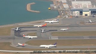 Best Plane Spotting Location Hong Kong Airport with Air Traffic Control [upl. by Pascoe238]