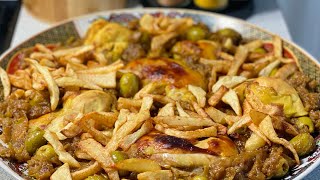 TAJINE DE POULET AUX OIGNONS CARAMÉLISÉS ET OLIVES À LA MAROCAINE 🧅🫒 Deli cuisine [upl. by Namajneb]