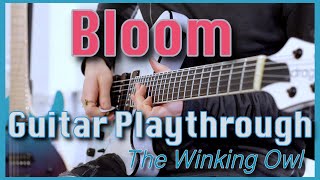 Yoma The Winking Owl  quotBloomquot Guitar Playthrough  Tutorial [upl. by Euhsoj]