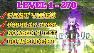 Most Time Efficient Leveling Guide 1 270 Without MainQuestMQ in Toram Online 2023 [upl. by Najar960]