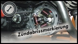 Zündabrissmarkierung anbringen  Simson Tutorial [upl. by Lusar]