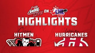 Calgary Hitmen at Lethbridge Hurricanes 1101  WHL Highlights 202425 [upl. by Sucramej]