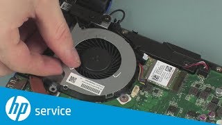 Replace the Fan  HP Pavilion 15ab000 Notebook  HP Support [upl. by Vocaay]