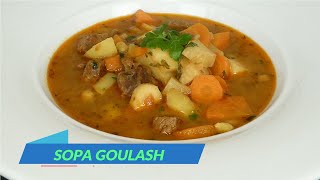 GOULASH el de verdad Gulyásleves  SABORES DE HUNGRÍA [upl. by Ykcor]