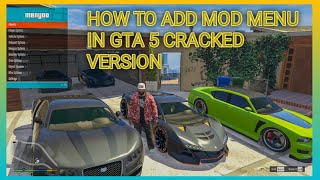 HOW TO INSTALL MOD MENU IN GTA 5 CRACKED VERSION 🤗ENJOY🤗 [upl. by Adnuhs]