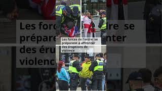 Manifestations antiracistes au RoyaumeUni  des rassemblements organisés dans plusieurs villes [upl. by Nnylrahc308]