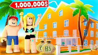 BUDUJEMY NASZ DOM NA PLAŻY ZA 100000000 w Roblox Beach House Tycoon  Vito i Bella [upl. by Mehta]