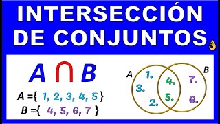 INTERSECCION DE CONJUNTOS [upl. by Charlot]