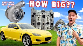 Choosing a Turbo For the Hybrid Renesis RX8  Will it Make 400HP [upl. by Aliel]