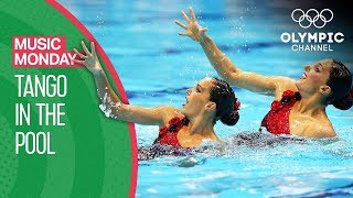 Ona Carbonell amp Andrea Fuentes get silver in Artistic Swimming with Tango  Music Monday [upl. by Turk]