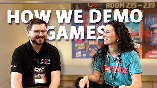 How we demo games at shows [upl. by Elfrieda108]